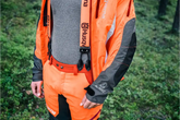 Suspenders (buttons) for chainsaw pants