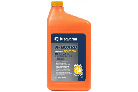 X-Guard Dielectric Bar & Chain Oil - Case of 12, 1-quart bottles