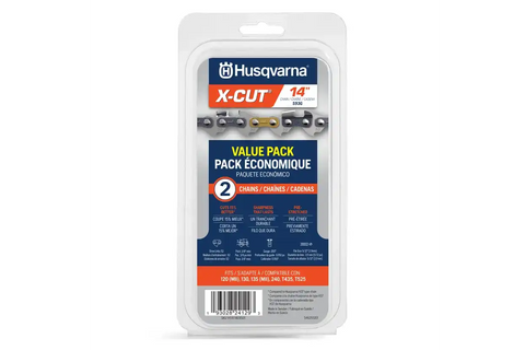 Husqvarna X-CUT® S93G, 3/8" mini pitch, .050 gauge - 2 Pack